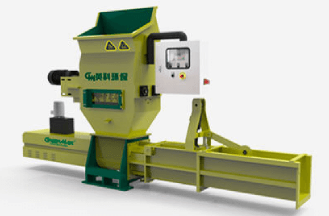 由鎮(zhèn)江英科再生機(jī)械有限公司自主設(shè)計(jì)研發(fā)Greenmax泡沫冷壓機(jī)